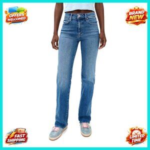 Lightweight Stretch Denim Jeans Classic Fit Y2K Chic 5-Pocket Styling
